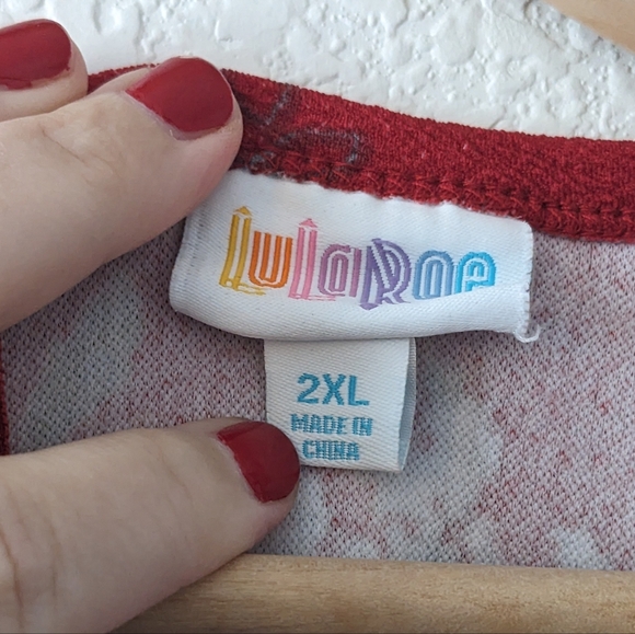 LuLaRoe Amelia dress 2x - Picture 4 of 5